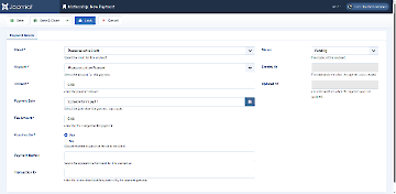 Admin New Payment
