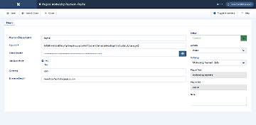Admin Payment Paypal Configuration