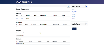 View Account `Test Account`