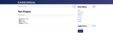 View Project `Test Project`
